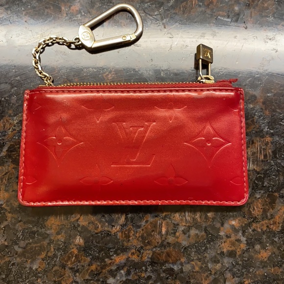 Authentic Louis Vuitton Red Key Pouch - Picture 2 of 11